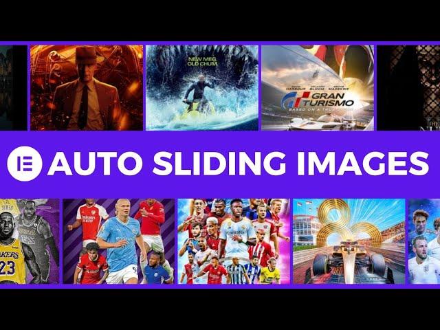 How to Create an Auto Scrolling Image Slider in Elementor | Infinite Scrolling Image Slider Tutorial