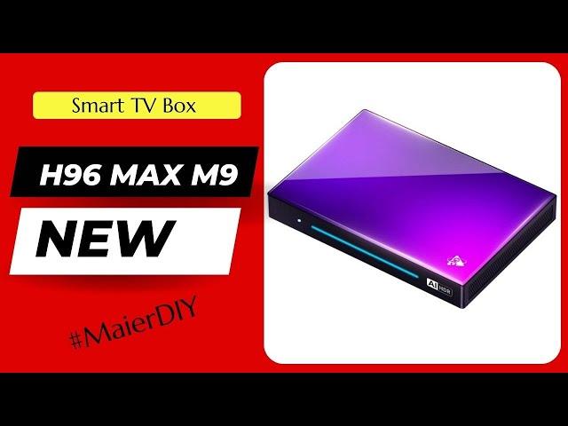  Обзор H96 MAX M9 Smart TV Box Смарт ТВ приставка Быстрая Холодная Есть Глюк. Брать !?