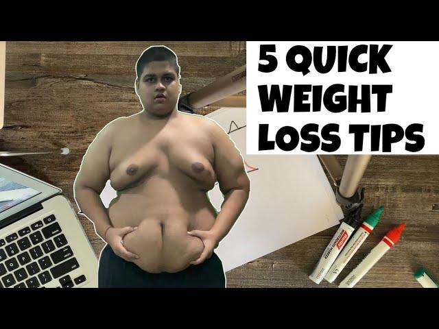 5 WEIGHT LOSS TIPS THAT SAVED MY LIFE  | BEGINNERS GUIDE