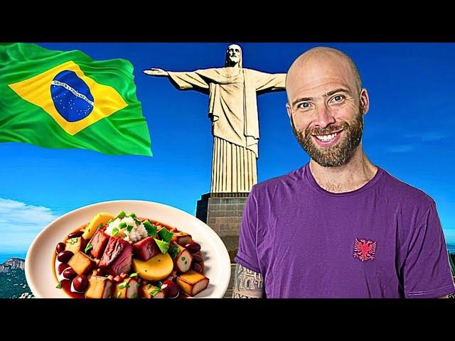 100 Hours in Brazil!  The Best Brazilian Street Food in Brazil!