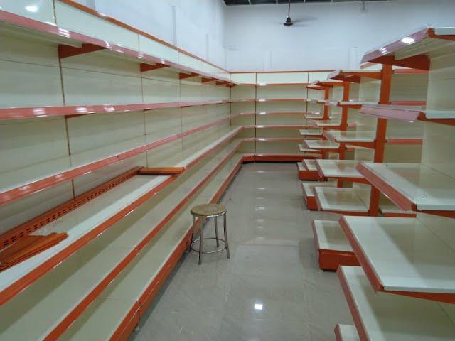 Pharmacy Racks | medical racks | steel racks for supermarket | grocery shop rack | 9486677760