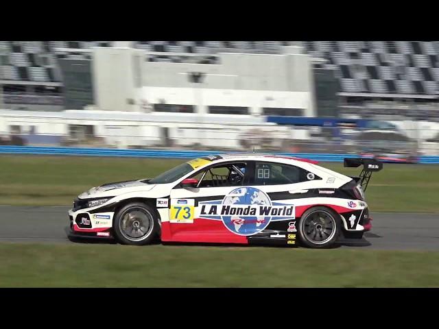 Honda Civic Type R TCR Testing at Daytona