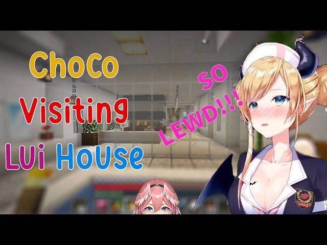 Choco Visiting Lui's House in Minecraft and Found it Lewd?!!!!