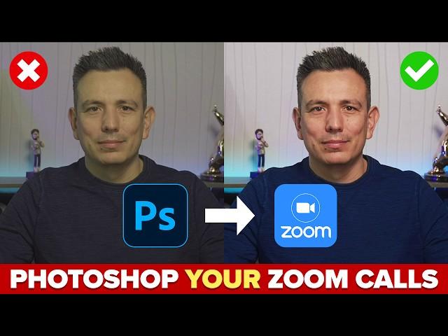 How To Look Better on Zoom Using Photoshop!