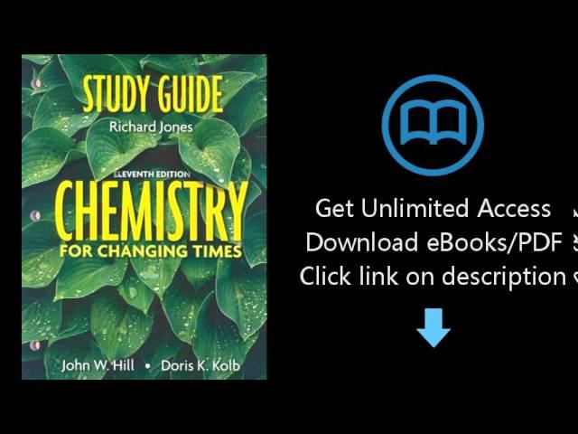 Download Study Guide for Chemistry For Changing Times PDF