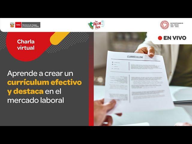 Aprende a crear un curriculum efectivo y destaca en el mercado laboral