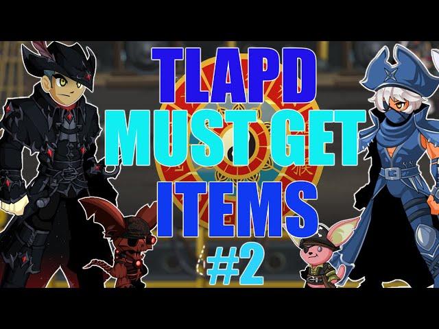 AQW Must Get TLAPD Items #2 |Boss Drops - Seasonal Gear - Merge Shops! Pirate Armors / Sets and More