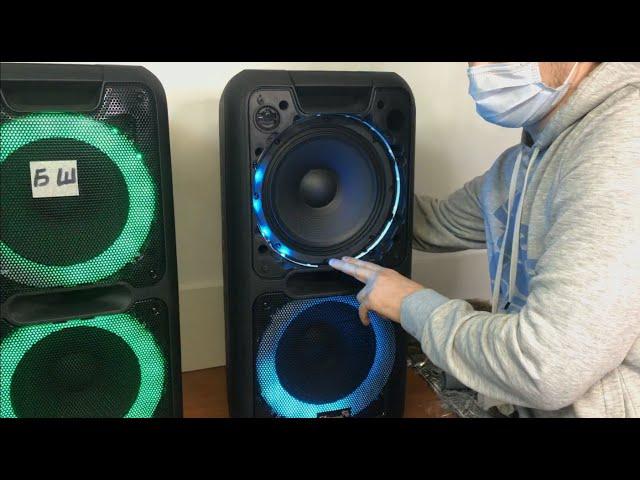 Получился видео винегрет из кусков. Шумка или демпфирование колонки Eltronic АРТ-20-09 DANCE BOX 300