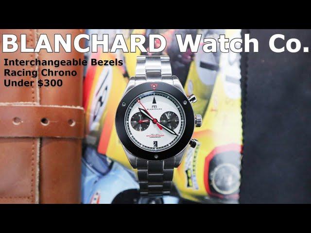 Blanchard Gentleman Racer Full Lume Panda Dial Interchangeable Bezels Rolex Paul Newman Daytona Look