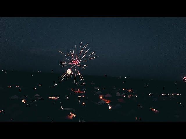 Flying A Drone Through Fireworks