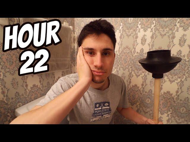 Locked In My Bathroom For 24 Hours!