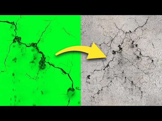 4K Wall Crack Effects!! (VFX Download)