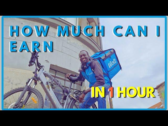 How Much Money Can I Earn in 1 Hour | Wolt Biker #fooddelivery #Wolt #earnings