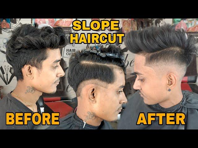 Slope Haircut - Problem Solf - Step By Step Tutorial in हिन्दी 2023 | Slope Hairstyle