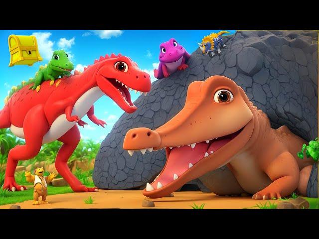 Magical Sand Crocodile Cave: Epic Dinosaur Rescue | Jurassic World Adventures 2024