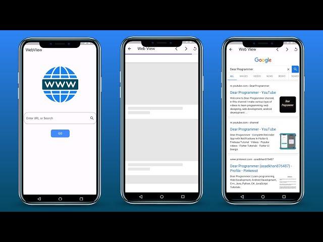 How To Create WebView Browser App In Flutter 2024