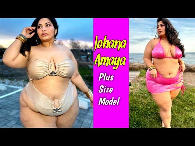 Johana Amaya FACTS BIOGRAPHY  Plus Size Fashion Model Brand Ambassador BBW MODEL