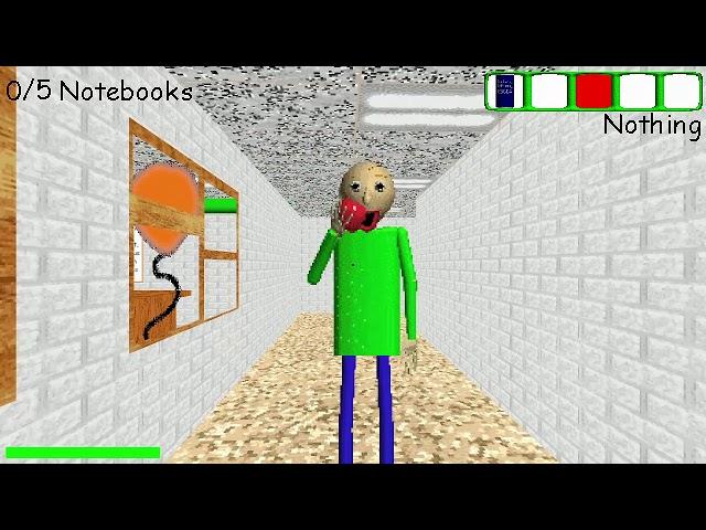 Baldi's Basics Kickstarter Demo (BSODA Apple glitch / bug)