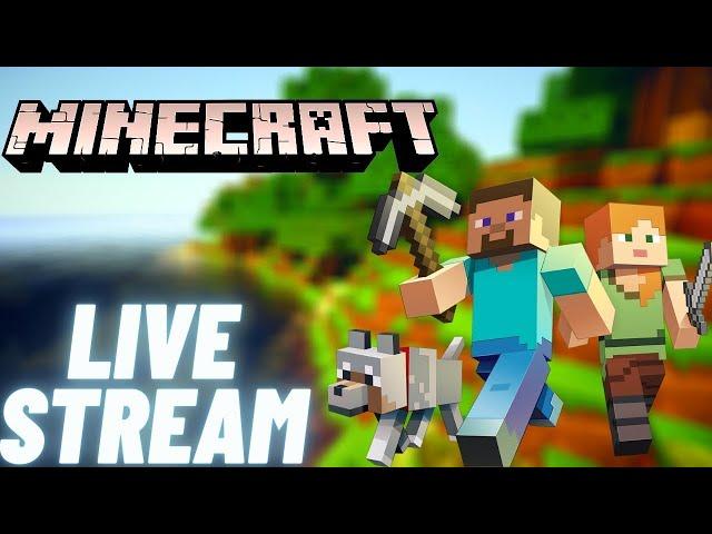 Playing Minecraft with friendsss Live!!! || Minecraft