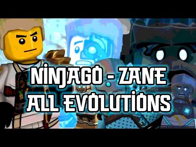 Zane - All Evolutions - All Seasons (Season 1 - 15) Character Spot (10 Years) - Ninjago