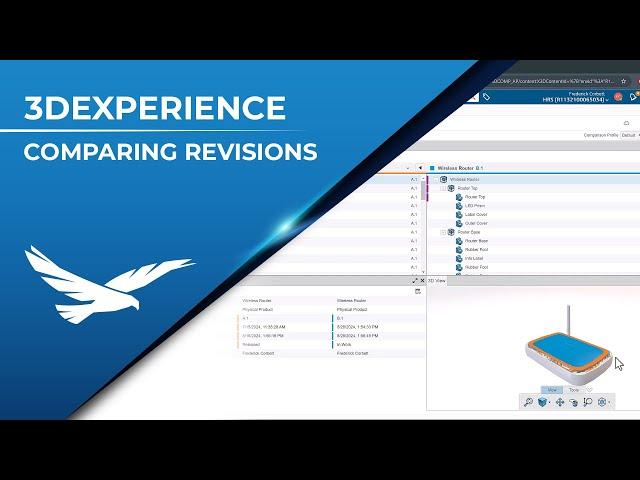 Comparing Revisions on the 3DEXPERIENCE Platform