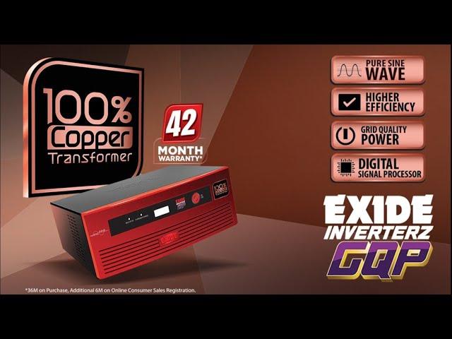 The Ultimate Power Backup Exide Inverterz GQP