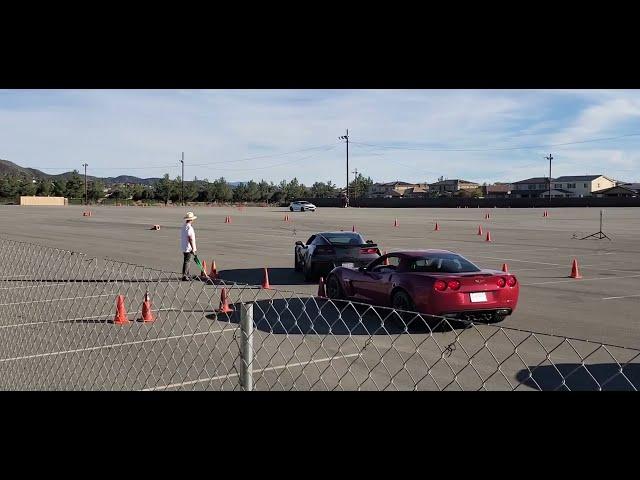 Corvette C7 Grand Sport SENDS IT at the Autocross! 1-27-24