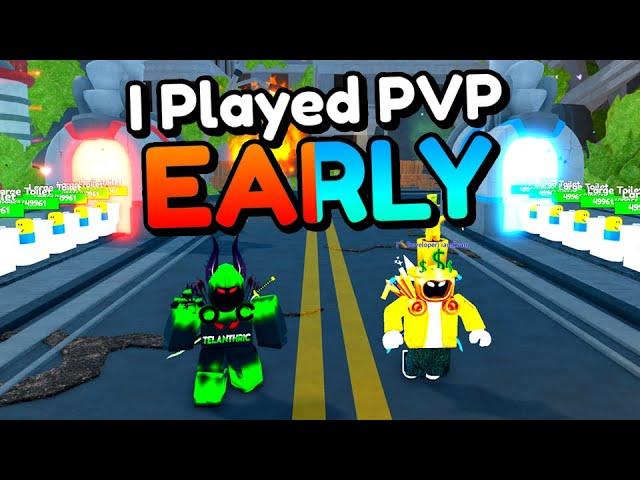 I PLAYED PVP MODE EARLY!! (Toilet Tower Defense)