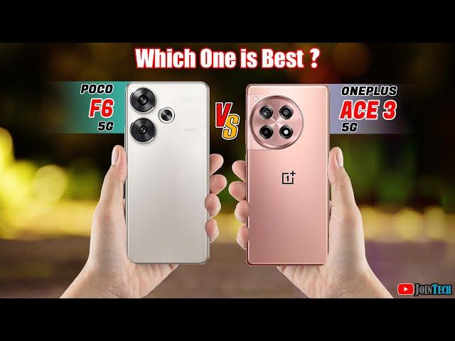  Duel High Tech! Poco F6 Vs Oneplus Ace 3 Off in a Smartphone Showdown!