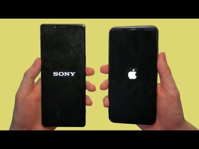 Sony Xperia 1 vs iPhone 11 Pro Max Speed Test, Speakers, Battery & Cameras!