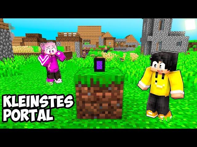 Wir finden das KLEINSTE PORTAL in Minecraft!