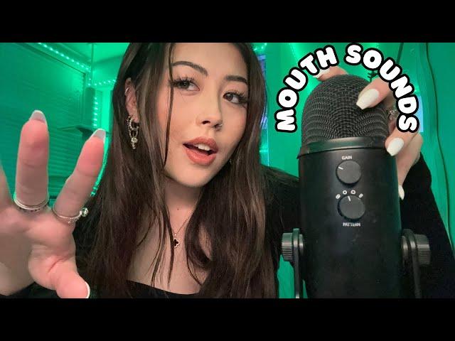 ASMR 1 HOUR, TINGLY mouth sounds!! 