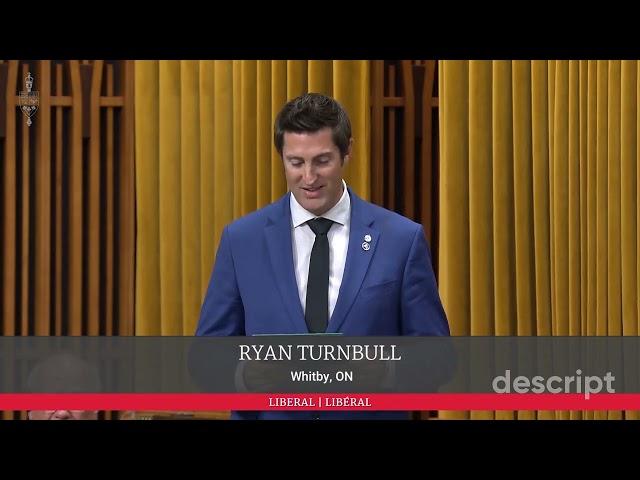 OOt Mentioned in the House of Commons by MP Ryan Turnbull