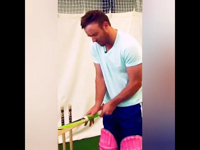 AB de villiers about his 360* Batting Grip @theartofcricket99