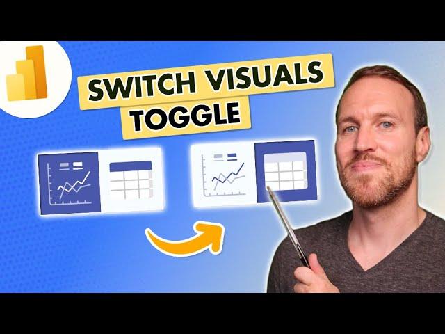 Toggle Button TRICK Using Bookmarks & Icons to Switch Visuals | Power BI