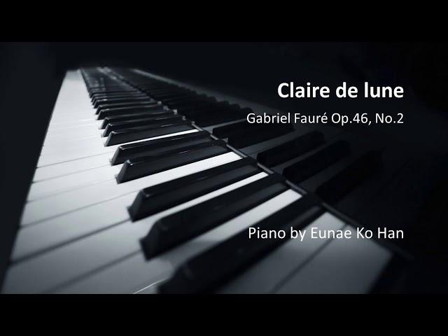 Clair de lune - G. Fauré, Op.46, No.2 (Piano Accompaniment)