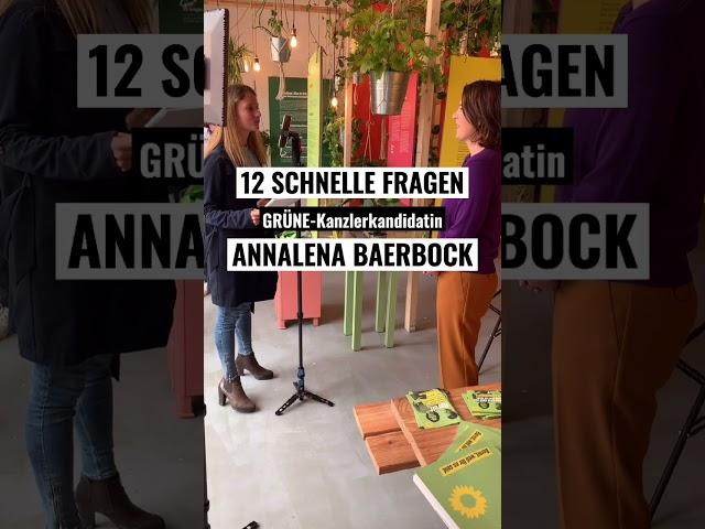 12 Fragen an Annalena Baerbock (Grüne)