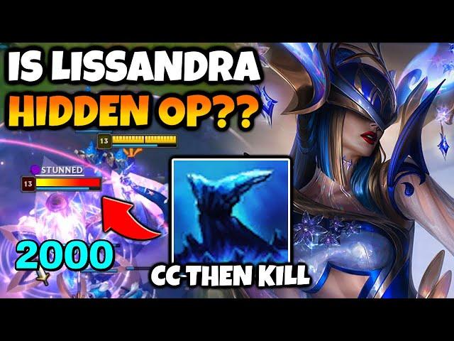 IS LISSANDRA HIDDEN OP?? I JUST PRESS R AND THEY INSTANTLY DIE