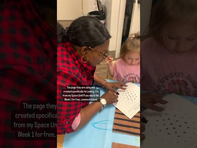 Fine Motor Poke Pages #preschool #finemotorskills #toddlers