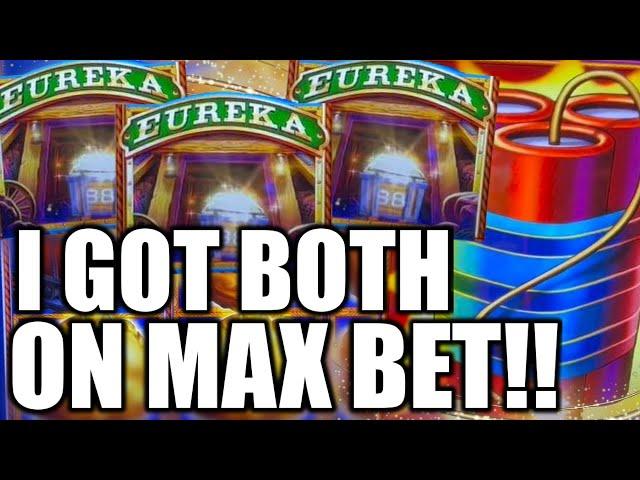 JACKPOT HANDPAY + Bonus In A Bonus On High Limit Eureka Reel Blast Slot Machine!