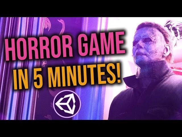 Create a 3D Horror Game In 5 Minutes (Unity Tutorial)