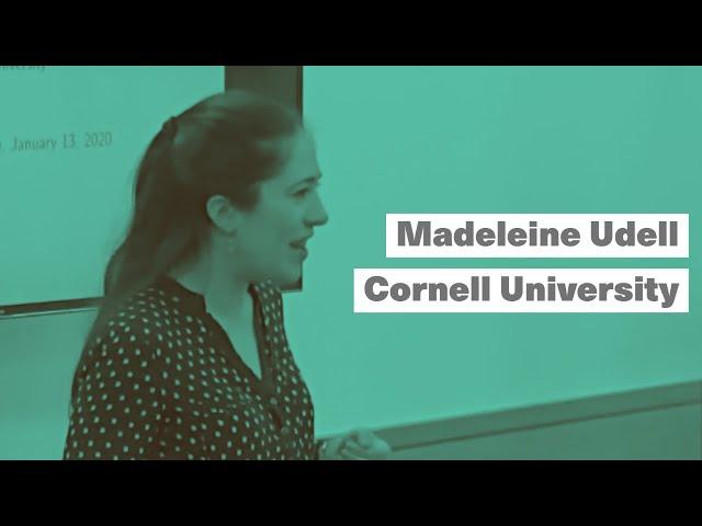 Big data is low rank - Madeleine Udell, Cornell University