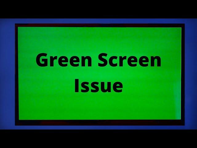 How To Fix Smart TV Green Screen Issue?