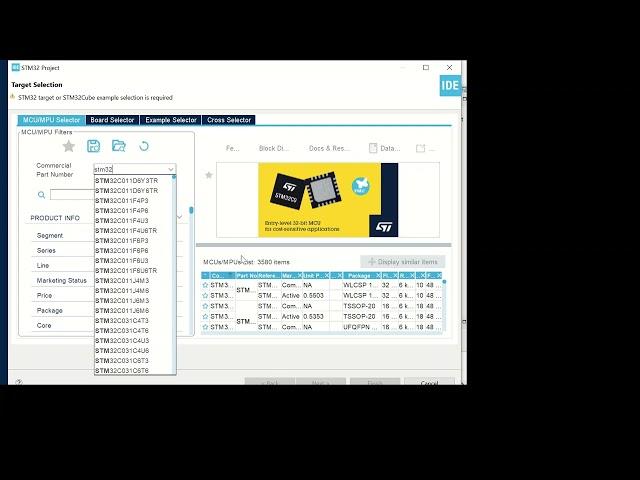 how to use Create New Project in STM32CubeIDE ,STM32,STM32CubeMX, TRPT channel