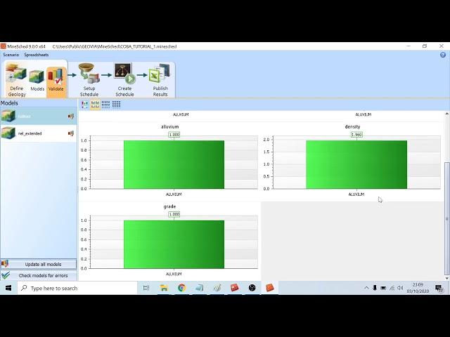 Tutorial MineSched Scheduling Open Pit