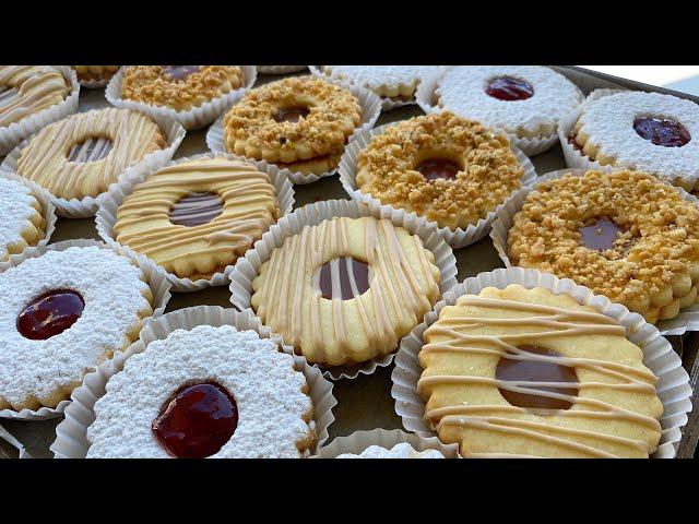 وصفة الصابلي ناجحة مئة بالمئة يجي هشيش على حبة وحدة #حلويات_العيد2023 sablés à la confiture