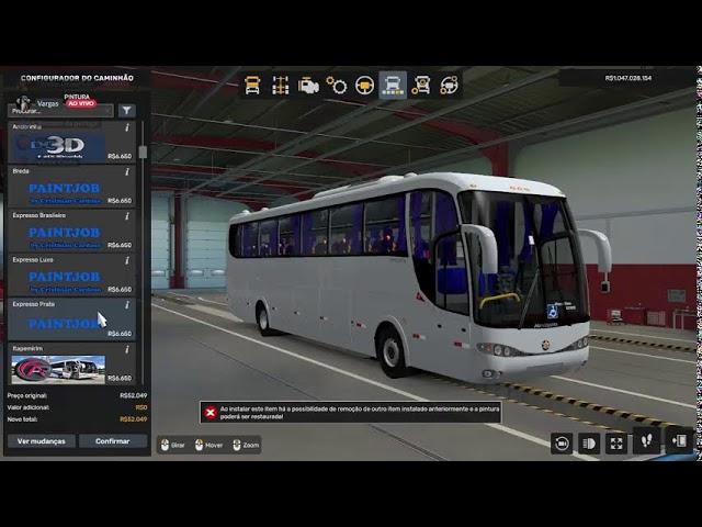 ETS 2 - MAPA EAA - Viação Garcia Paradiso G8 1800 DD