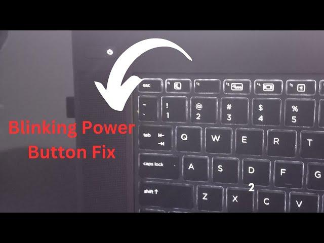 Laptop Not Turning on Blinking when You press power Button. Step By Step Solution