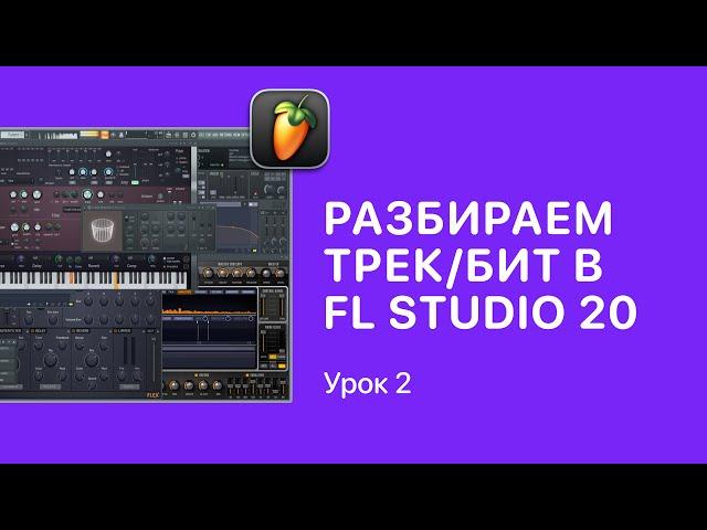 Курс FL STUDIO для начинающих — Урок 2. Подробный разбор бита/трека в ФЛ СТУДИО 20 [Fruity Pro Help]