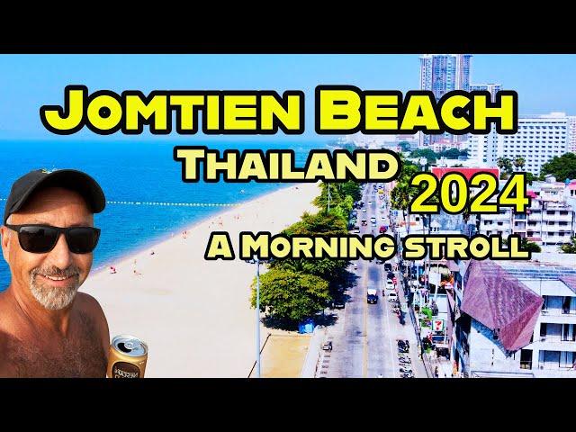 Thailand 4K - Jomtien Beach Walking Tour